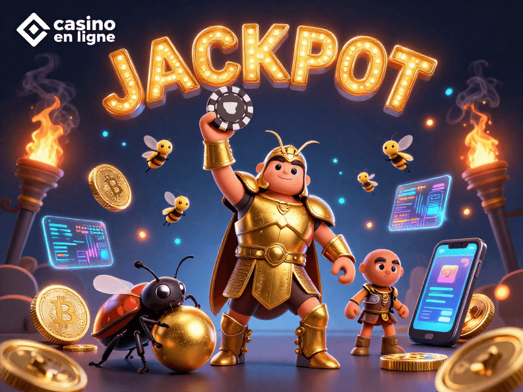 Jouer avec des machines à sous et des jackpots dans un casino en ligne sécurisé en 2026.