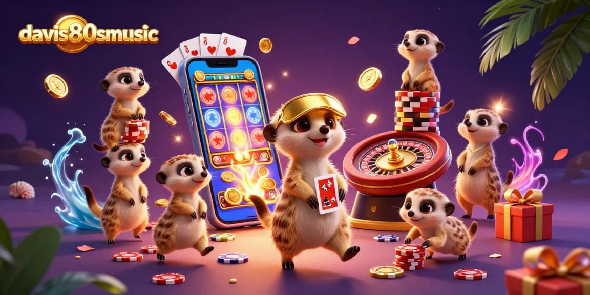 Engage with davis80smusic's vibrant meerkat casino scene, showcasing exciting gaming action.