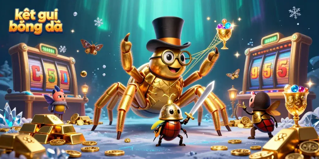 Experience the thrill of kết quả bóng đá with vibrant, animated casino elements and captivating characters.