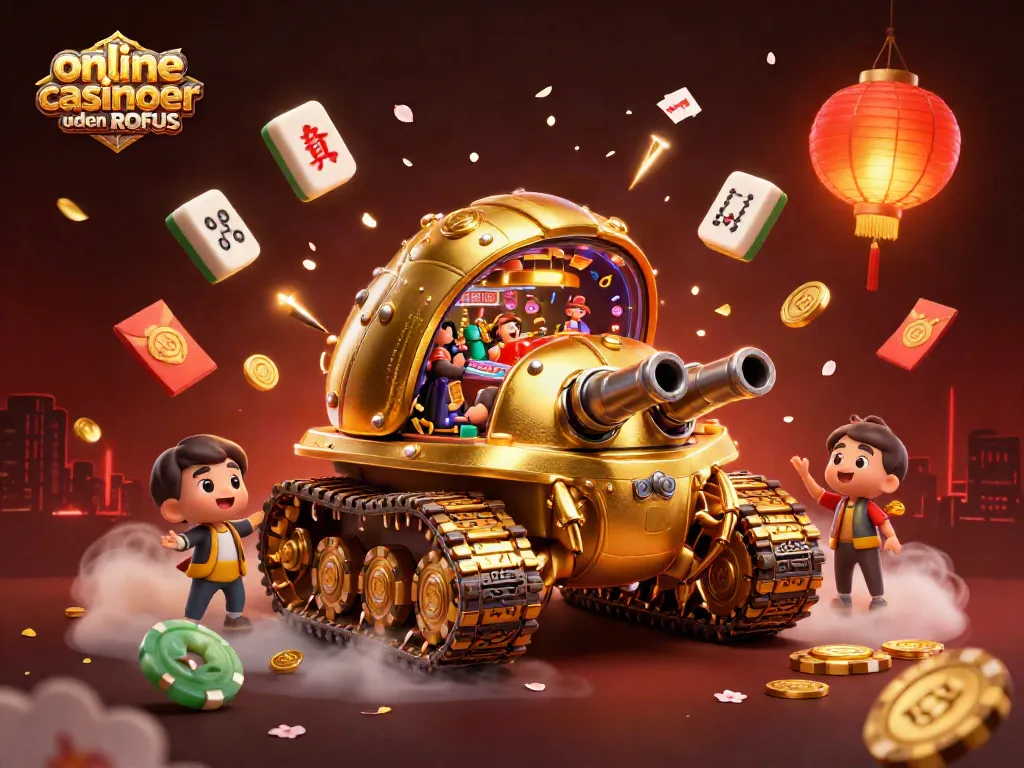 Engage with online casinoer uden ROFUS through a vibrant 3D casino scene filled with action.