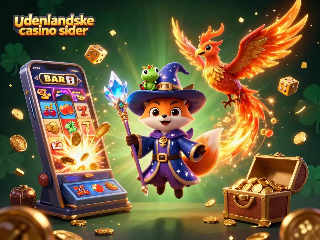 Experience the excitement of udenlandske casino sider with vibrant characters and dynamic game elements.