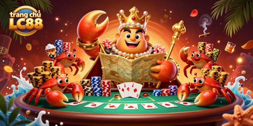 Engage with the vibrant world of gaming at trang chủ LC88, where the golden crab emperor leads players to lucky treasures.