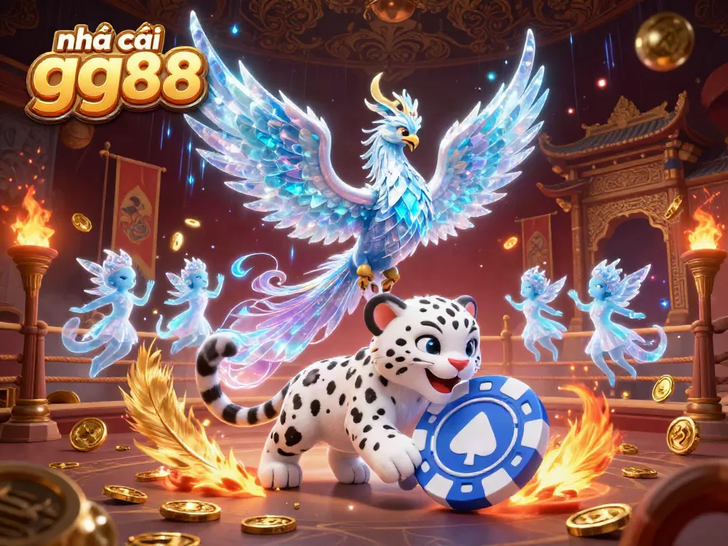 Engage in thrilling gaming at nhà cái gg88 with dynamic characters showcasing an exciting betting scene.