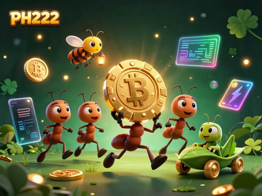 Experience thrilling action with PH222 as ants perform a heist with a giant poker chip.